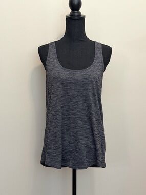 Lululemon Racerback Tank Top Women's Charcoal Gray Scoop Neck Activewear Outdoor